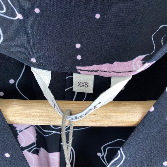 Tucker The Market Dress Silk Black Contour Floral - Picture 5 of 7